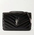 YSL BAG BLACK SILVER